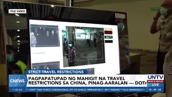 Strict travel restrictions para sa mga biyahero mula China, pinag-aaralan ng PH gov’t – DOTr