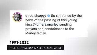 Bob Marley's Grandson Joseph 'Jo Mersa' Marley Dead at 31 | PEOPLE