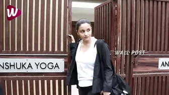 Alia Bhatt Latest CUTE Visuals With Her Sister @ Yoga Class Alia Bhatt Latest Video | Wall Post