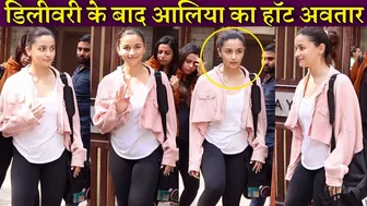 OMG! Alia Bhatt Shocking Transformation After Baby Delivery Spotted At Yoga Class