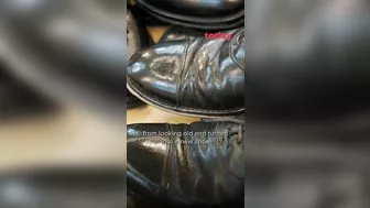 TikTok shoe-shine star