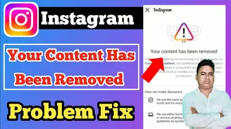 Your content has been removed Instagram || How to Fix your content has been removed instagram