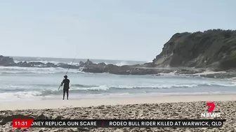 Off-duty police officer dies rescuing his son at Bogola Beach, near Narooma | 7NEWS