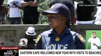 Eastern Cape welcomes New Year with visits to beaches