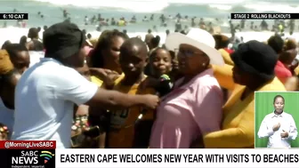 Eastern Cape welcomes New Year with visits to beaches