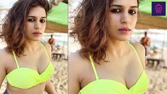 Shraddha Das In New Yellow Bikini