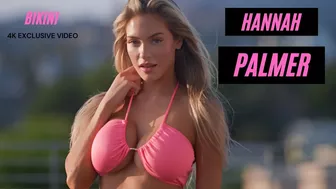 Hannah Palmer Ending 2022 with a BANG ???? Pink Bikini 4k Video ????