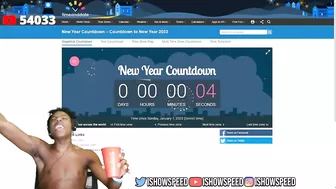 iShowSpeed Celebrates New Year On Stream ????