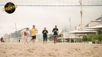 Joe & Stephen Mangan take on the experts at football volleyball | Travel Man