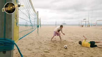 Joe & Stephen Mangan take on the experts at football volleyball | Travel Man