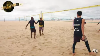 Joe & Stephen Mangan take on the experts at football volleyball | Travel Man