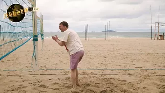 Joe & Stephen Mangan take on the experts at football volleyball | Travel Man