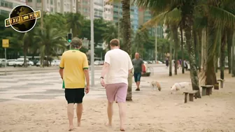 Joe & Stephen Mangan take on the experts at football volleyball | Travel Man