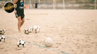 Joe & Stephen Mangan take on the experts at football volleyball | Travel Man