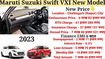 Maruti Swift 2023 Model | New Model Swift 2023 | Price, Specification, Full Details Review