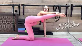 split workout. contortion flexibility. leg stretch. Yoga Flexibillity