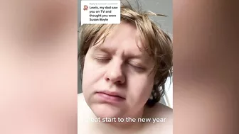 Lewis Capaldi reacts to being mistaken for Susan Boyle on TikTok