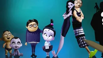 The Addams Family Glow Up Compilation | Cartoon Art