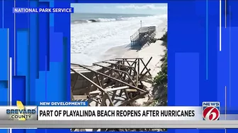 Part of Playalinda Beach at Canaveral National Seashore reopens after hurricane restoration