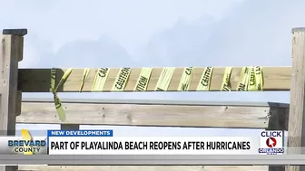 Part of Playalinda Beach at Canaveral National Seashore reopens after hurricane restoration