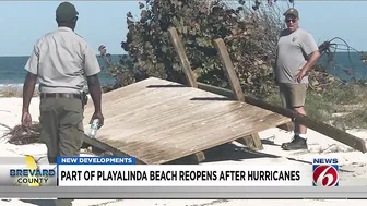 Part of Playalinda Beach at Canaveral National Seashore reopens after hurricane restoration