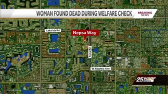 Woman found dead during welfare check in Delray Beach