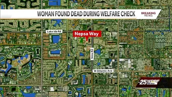 Woman found dead during welfare check in Delray Beach