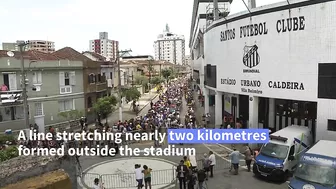 Brazilians stream to Santos to pay tribute to Pele | AFP