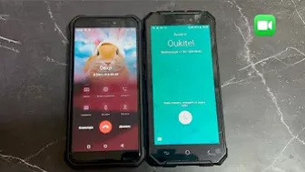 Two Waterproof Phones Incoming Call Oukitel Vs Dexp Gues Models