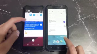 Two Waterproof Phones Incoming Call Oukitel Vs Dexp Gues Models