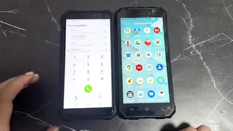 Two Waterproof Phones Incoming Call Oukitel Vs Dexp Gues Models