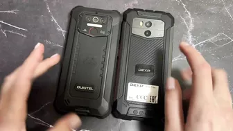 Two Waterproof Phones Incoming Call Oukitel Vs Dexp Gues Models