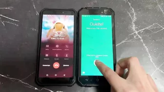 Two Waterproof Phones Incoming Call Oukitel Vs Dexp Gues Models