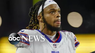 NFL game suspended after Bills player collapses on field l GMA