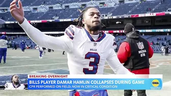 NFL game suspended after Bills player collapses on field l GMA