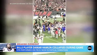 NFL game suspended after Bills player collapses on field l GMA