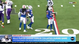 NFL game suspended after Bills player collapses on field l GMA