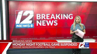 Bills' Hamlin collapses on field, gets CPR; game suspended