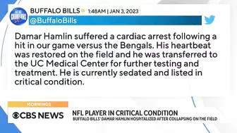 Reporter shares experience seeing NFL's Damar Hamlin collapse mid-game