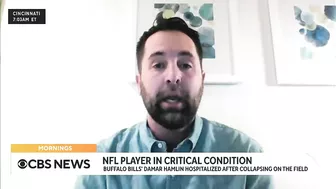 Reporter shares experience seeing NFL's Damar Hamlin collapse mid-game