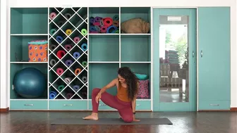 Dynamic Ankle Stretch : The Raadha Kalpa Method.