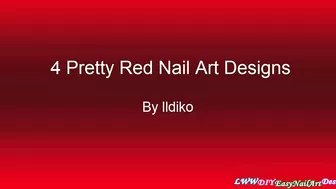 4 Feminine RED NAIL DESIGNS / Nail Art Compilation / Easy NAILS Tutorial 2023