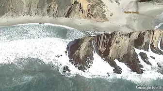 The Geologic Oddity in California; Purple Sand Beach