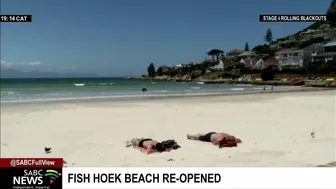 Fish Hoek beach re-opens, parts of Gordons Bay beach remain closed