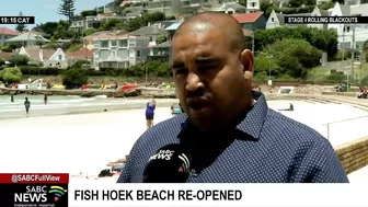 Fish Hoek beach re-opens, parts of Gordons Bay beach remain closed