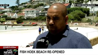 Fish Hoek beach re-opens, parts of Gordons Bay beach remain closed