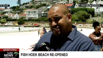 Fish Hoek beach re-opens, parts of Gordons Bay beach remain closed