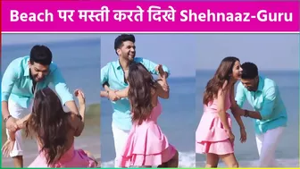 Shehnaaz Gill And Guru Randhawa Having Fun On The Beach | Sana And Guru Cute Moment!