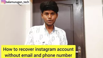 how to recover instagram account without email and phone number / instagram old account open tamil