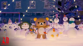 Dancing Snowmen | Rilakkuma and Kaoru | Clip | Netflix Anime